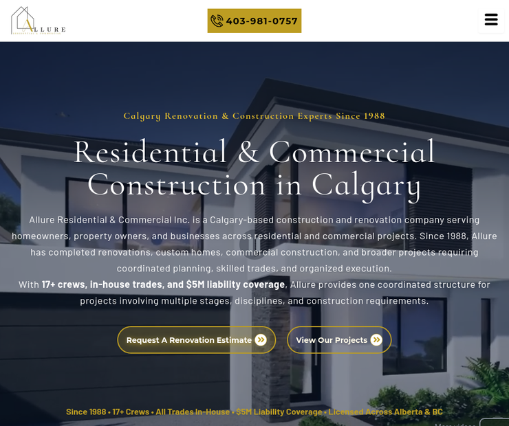 Allure Residential & Commercial Inc.