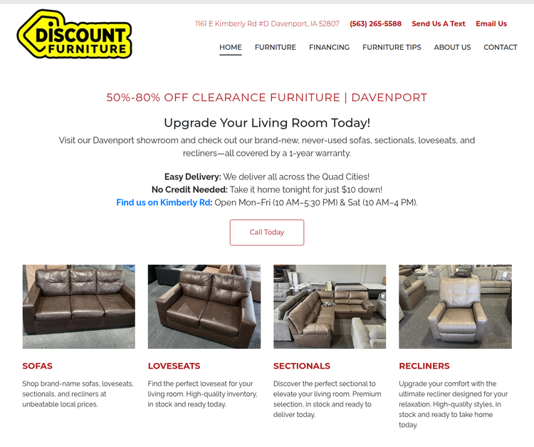 Discount Furniture Davenport