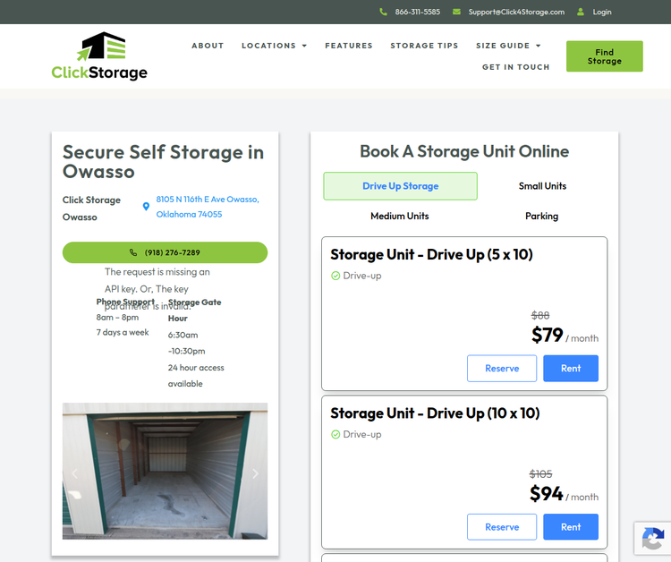 Click Storage Owasso