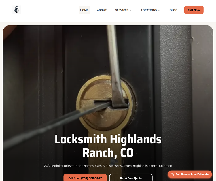 Locksmith Highlands Ranch, CO