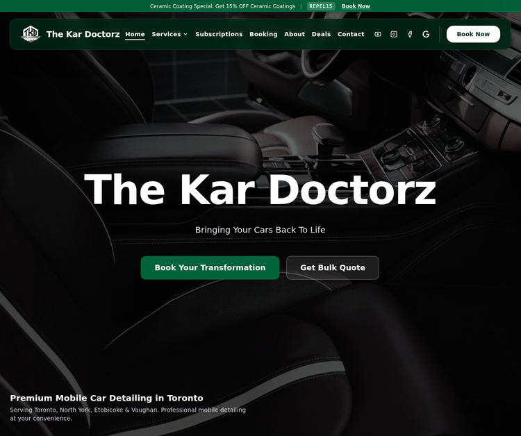 The Kar Doctorz Mobile Car Detailing - Toronto