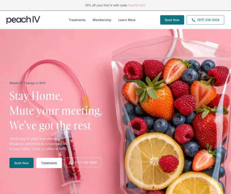 Peach IV - Mobile IV Therapy
