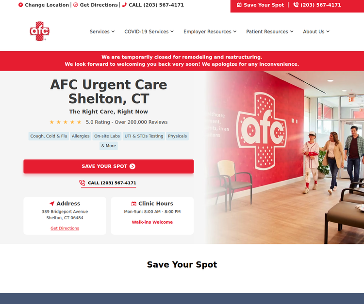 AFC Urgent Care Shelton
