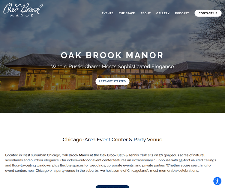 Oak Brook Manor – Elegant Event Center & Party Venue