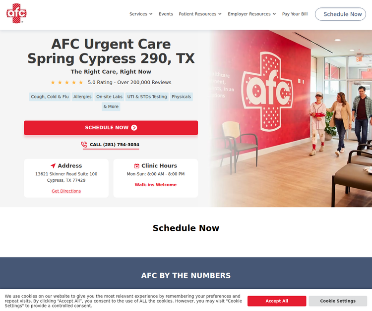 AFC Urgent Care Spring Cypress 290