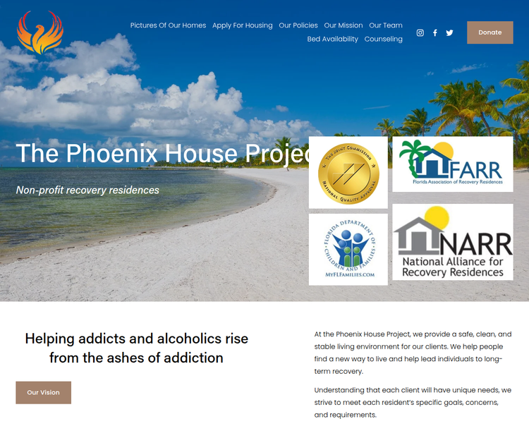 Non-Profit Recovery Residence & Counseling Services