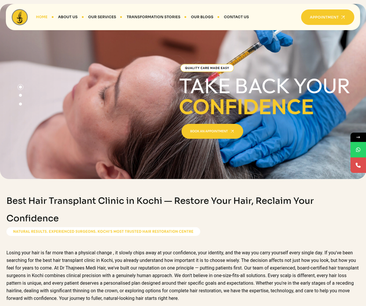 Hair Transplant Clinic in Kochi