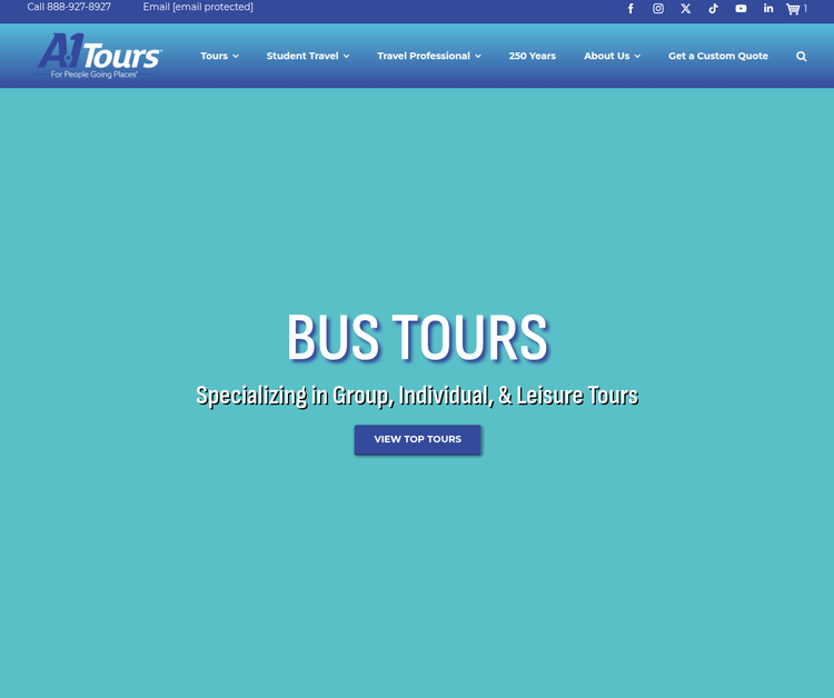 A-1 Tours: Premier Bus Tour Company for Group Travel in New Jersey