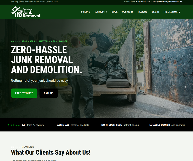 Complete Junk Removal and Demolition