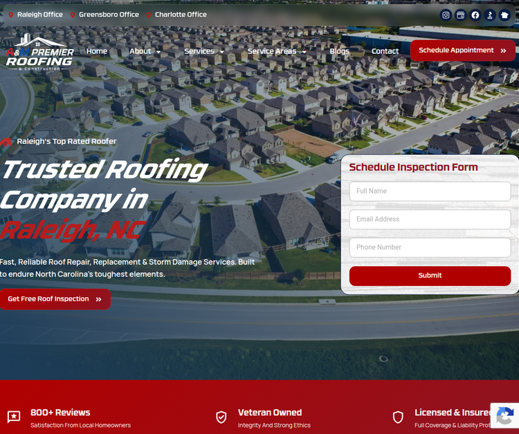 Raleigh’s Top Rated Roofer – Trusted, Reliable, Affordable