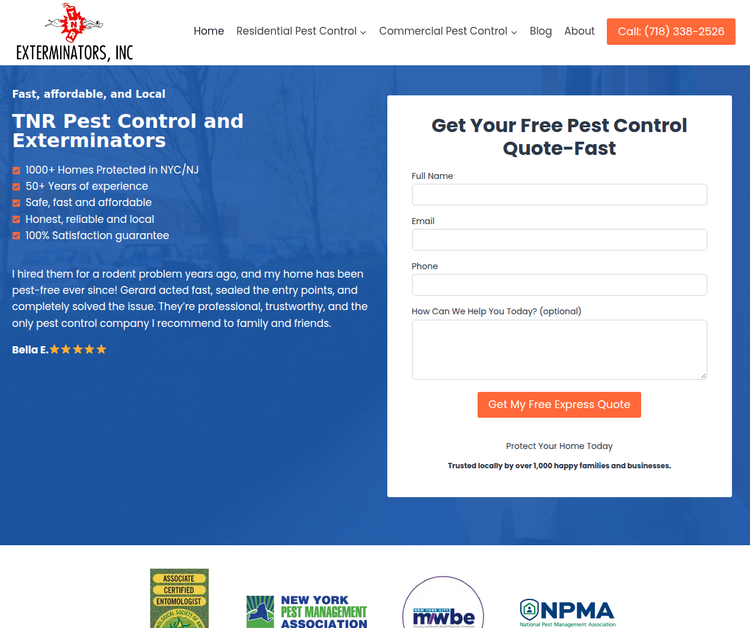 Fast & Reliable Pest Control