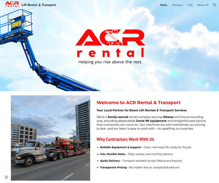 ACR Lift rentals And Transport
