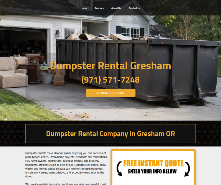 Dumpster Rental Gresham