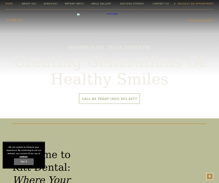 Kitt Dental | Family & Cosmetic Dentist in Flint, TX | Dr. Parris Kitt