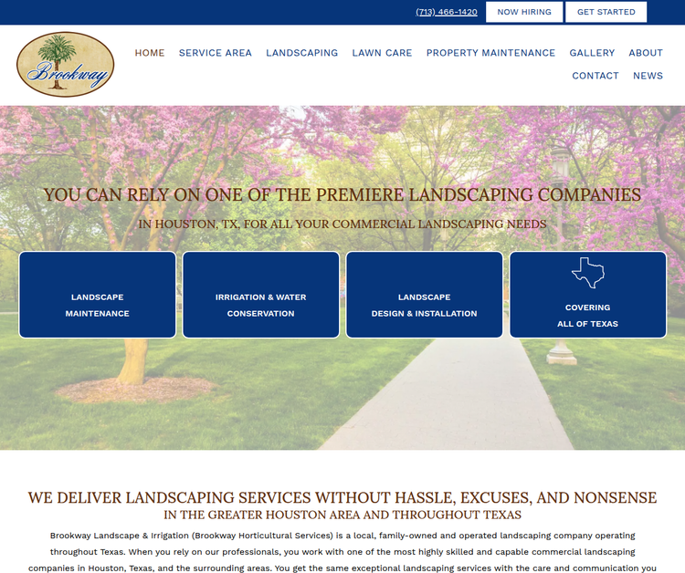 Premier Commercial Landscaping Services in Houston