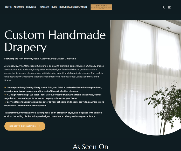 Drapery by Anna Maria Inc