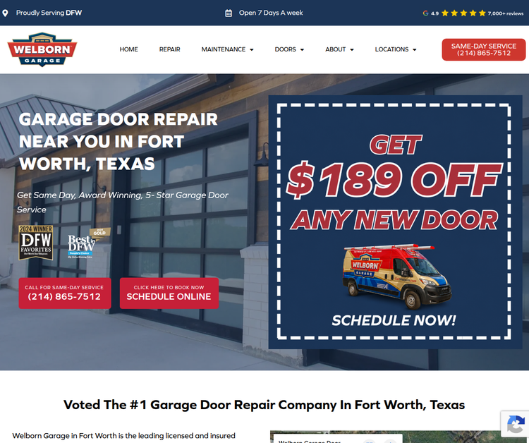 Welborn Garage Door Repair