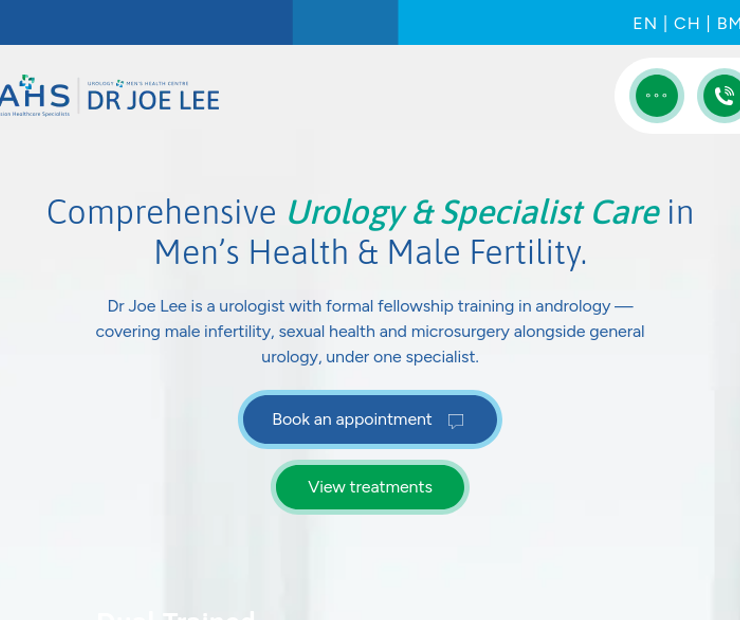 drjoeleeurology.com.sg - Urologist Singapore