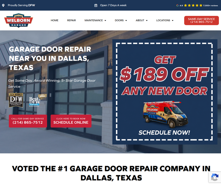Welborn Garage Door Repair