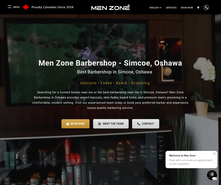 MEN ZONE Barbershop – Simcoe