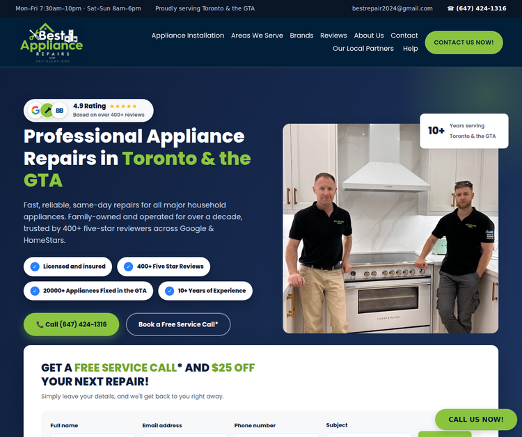 Best Appliance Repairs