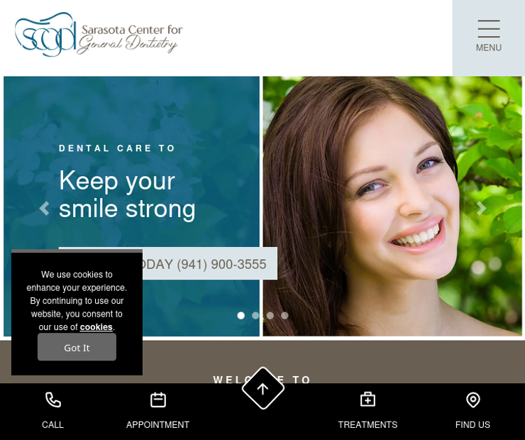 Welcome to Sarasota Center for General Dentistry – Your Smile, Our Passion