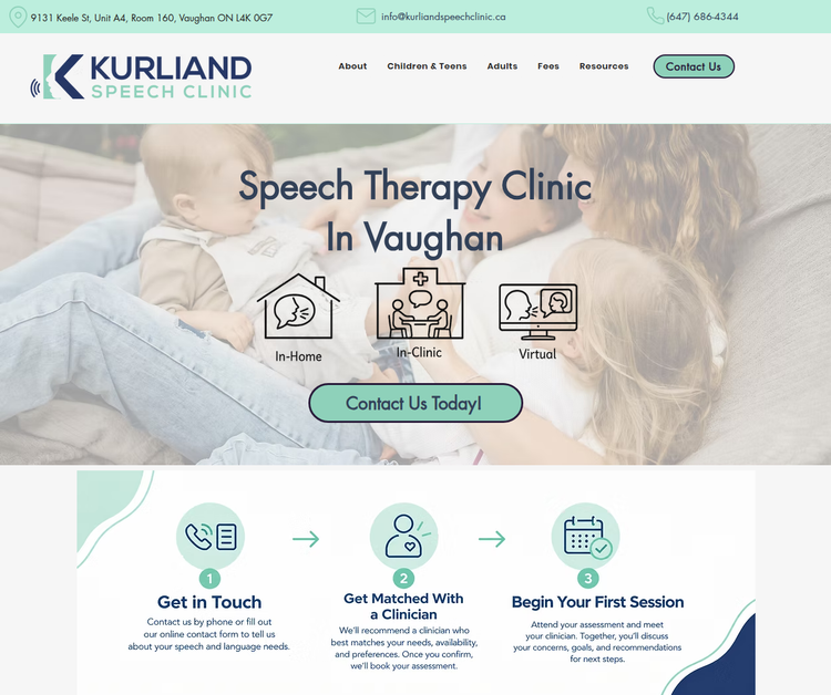 Professional Speech Therapy Services in Vaughan