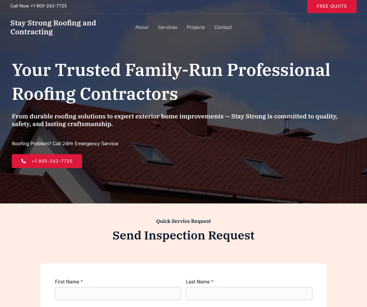 StayStrong Roofing and Contracting Inc