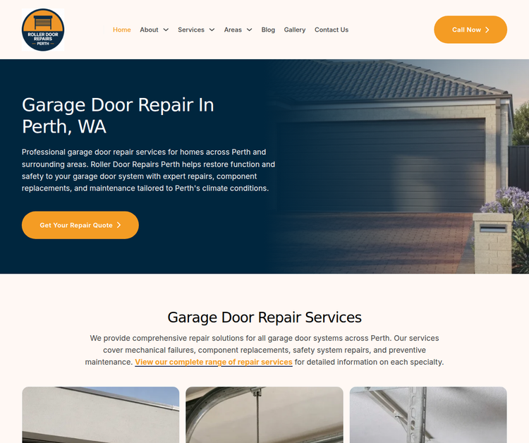 Roller Door Repairs Perth