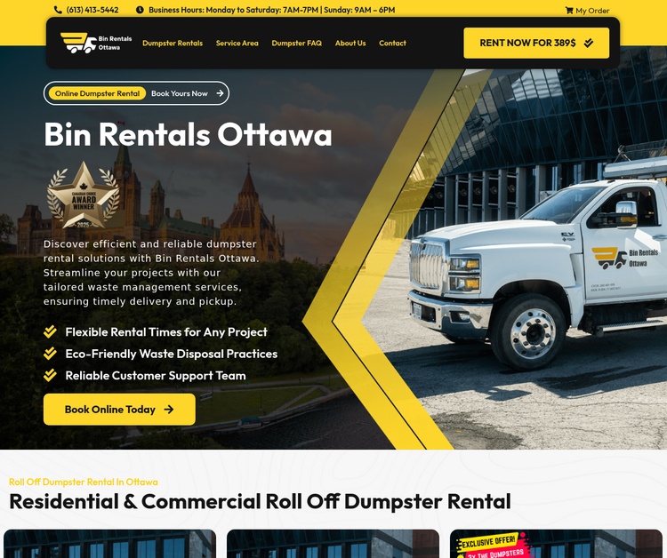 Bin Rentals Ottawa