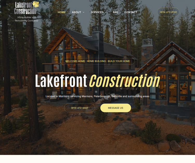 Lakefront Construction
