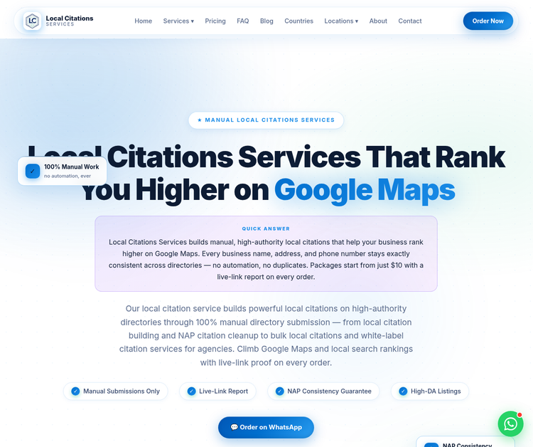 Local Citations Services