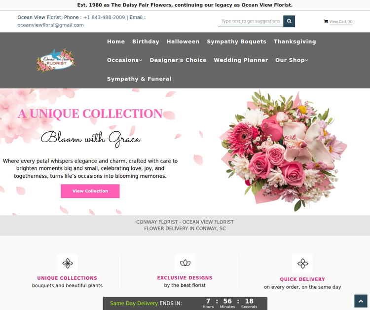 Ocean View Florist – Premier Flower Delivery in Conway, SC