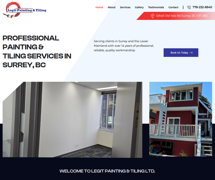 Professional Painting & Tiling Services in Surrey, BC