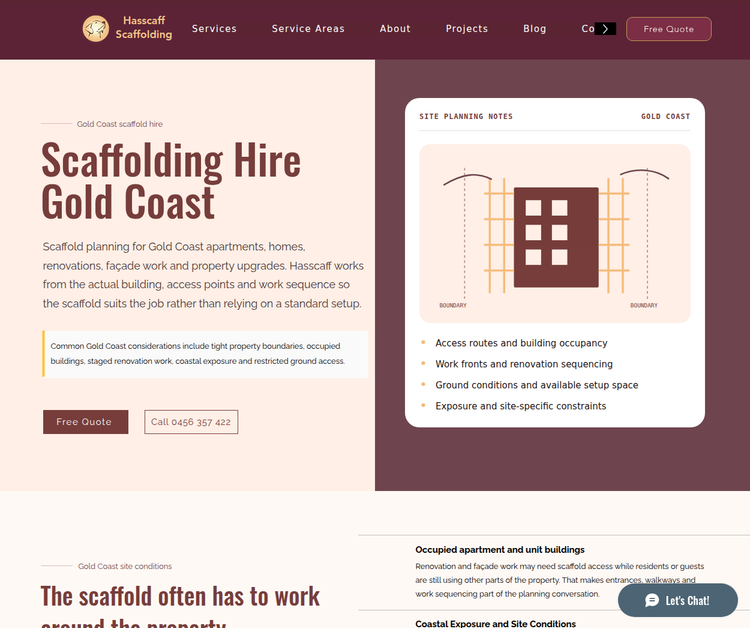 Scaffolding Hire Gold Coast | Hasscaff