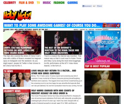 Holy Moly! - Celebrity Gossip - Entertainment News - Celebrity Interviews, Video & Photo Galleries