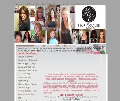 Medical Wigs, Kosher Wigs, Custom Wigs, Couture Wigs for Women & Children w/ Alopecia and Cancer