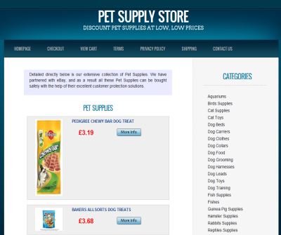 KC Online Pet Store - Dogs Cats and other furry animals are welcome