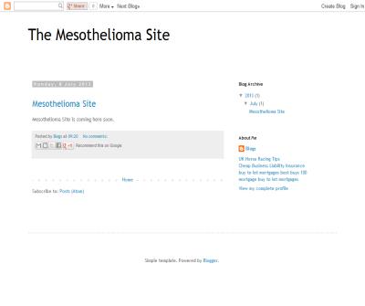 Mesothelioma Cancer and Asbestos Information