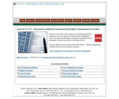 Davis & Co LLP - Chartered Certified Accountants London & Hertfordshire (Harpenden)