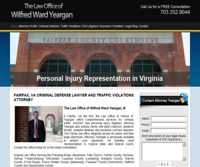 Experienced Fairfax, Virginia Law Firm representing clients charged with traffic and criminal offenses.