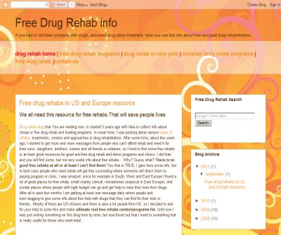 Free drug rehab guide