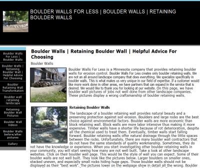 Boulder Walls For Less