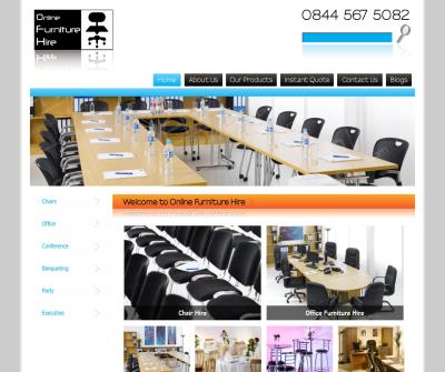 OnlineFurnitureHire.com - discount chair hire and office furniture hire