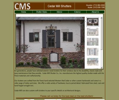 Exterior Shutters | Cedar Mill Shutters