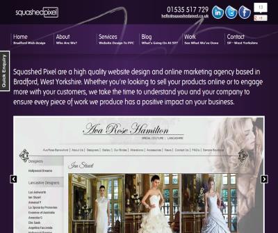 Business Development Agency, Design, Web Design, Graphic Design - Squashed Pixel Ltd - Bradford.  