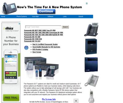 Panasonic KX Business Phone Systems - KX-TDA, KX-TDE, KX-NCP, KV-TVA