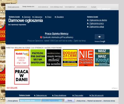 Darmowe  og³oszenia drobne - og³oszenia w internecie  