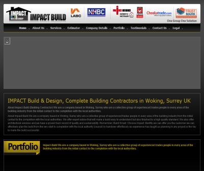 Welcome to IMPACT Build & Design, Woking, Surrey UK