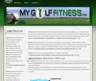My Golf Fitness - Bring out the Tiger in you!